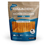 Collachews 5" Collagen Stick Salmon Flavor 25 ct bag