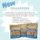 Collachews 5" Collagen Chips Salmon Flavor 11 oz bag